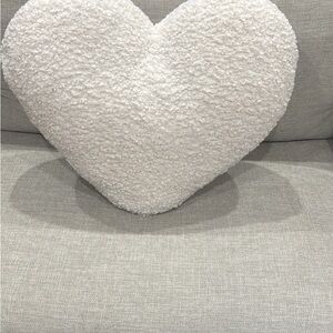Target White Heart-Shaped Valentine Holiday Pillow
